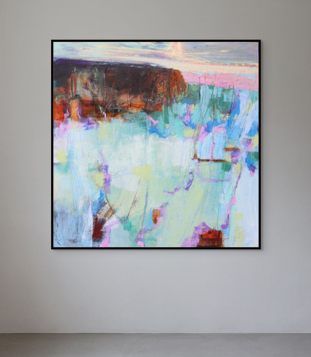 The Valley of Promise - Landscape Abstract Art– Original Australian Art by Tara Lewis