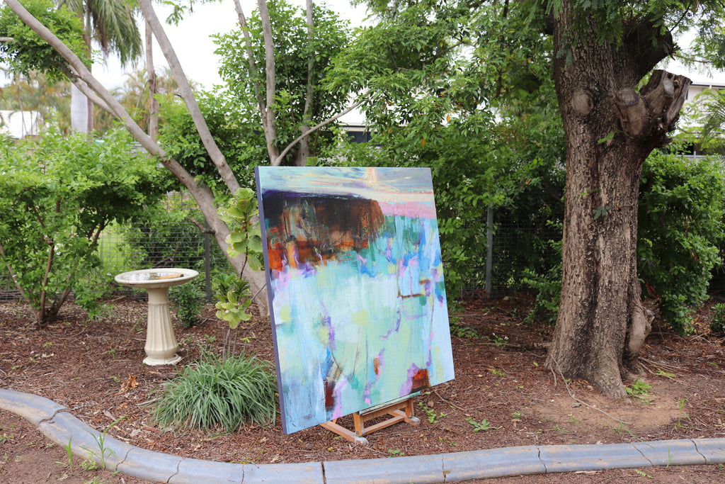 The Valley of Promise - Landscape Abstract Art– Original Australian Art by Tara Lewis