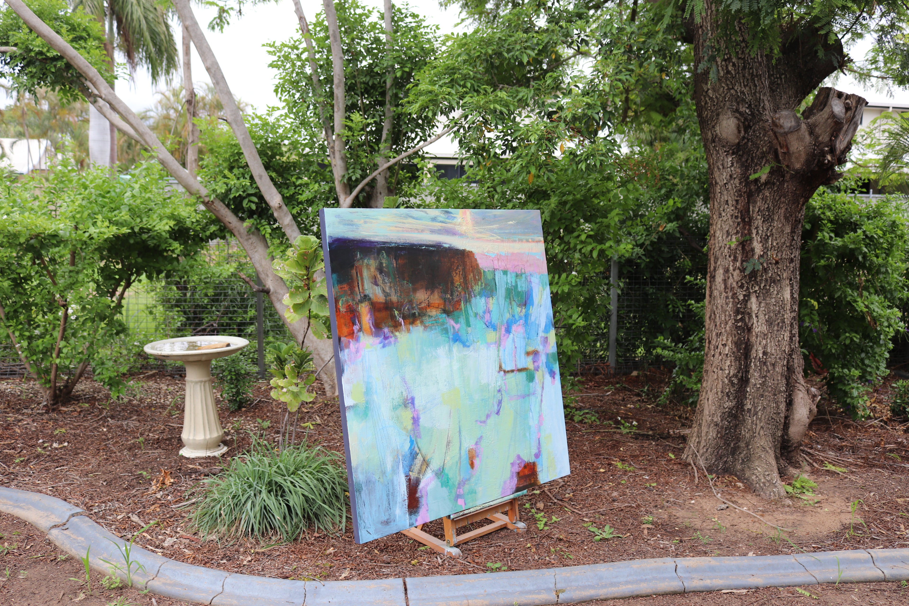 The Valley of Promise - Landscape Abstract Art– Original Australian Art by Tara Lewis