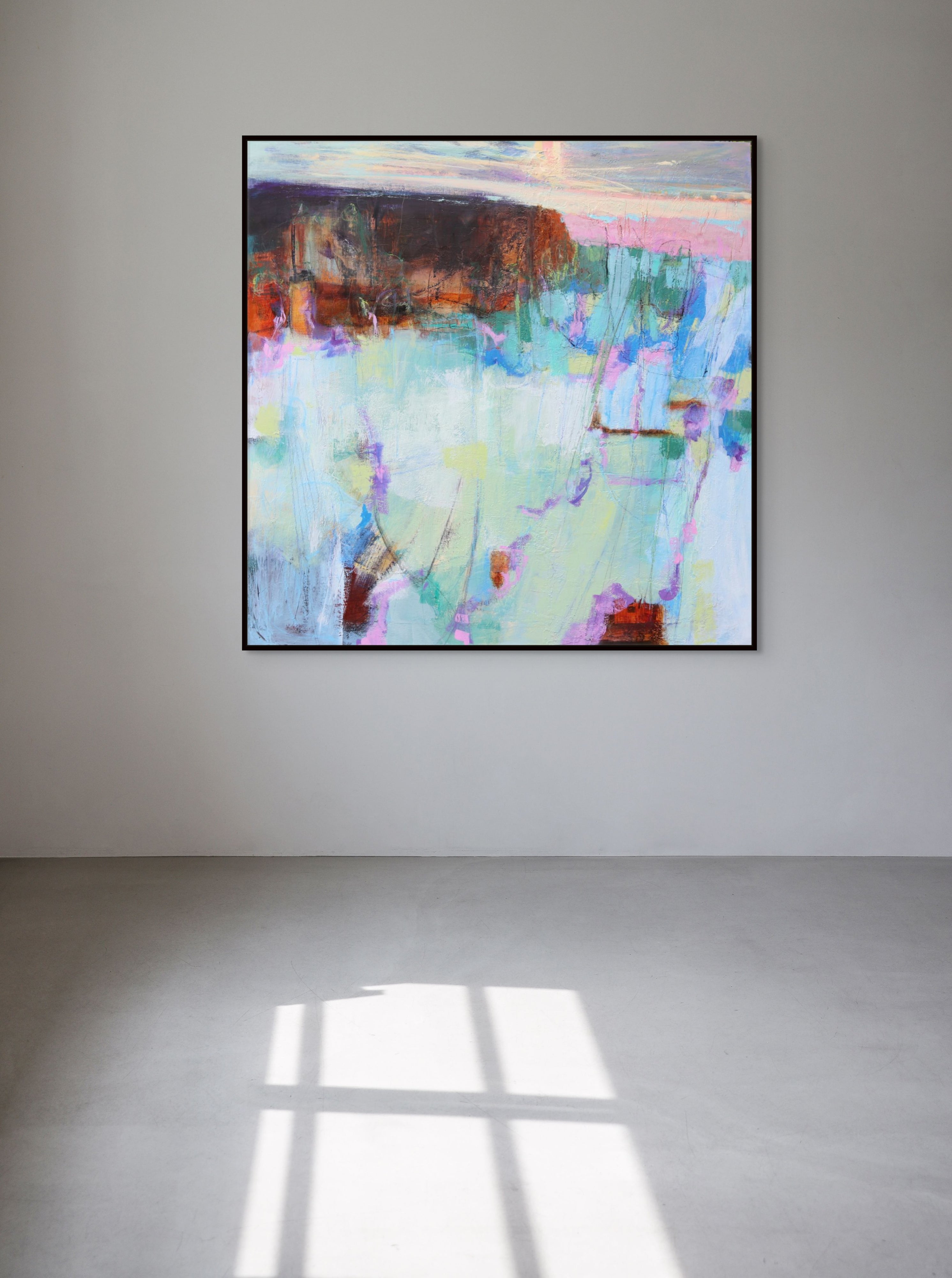The Valley of Promise - Landscape Abstract Art– Original Australian Art by Tara Lewis
