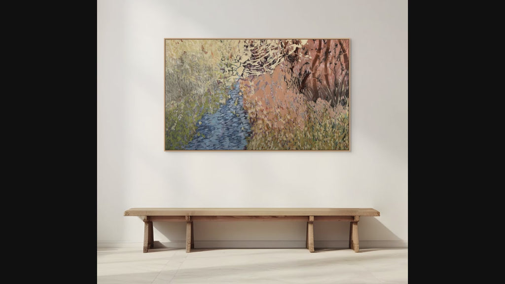 Light through the Eucalyptus – Original Australian Art by Tara Lewis