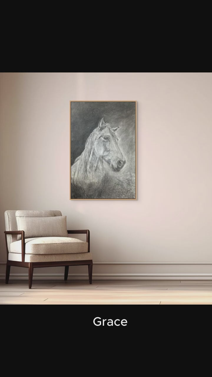 Charcoal Art – Original Australian Art by Tara Lewis - Grace
