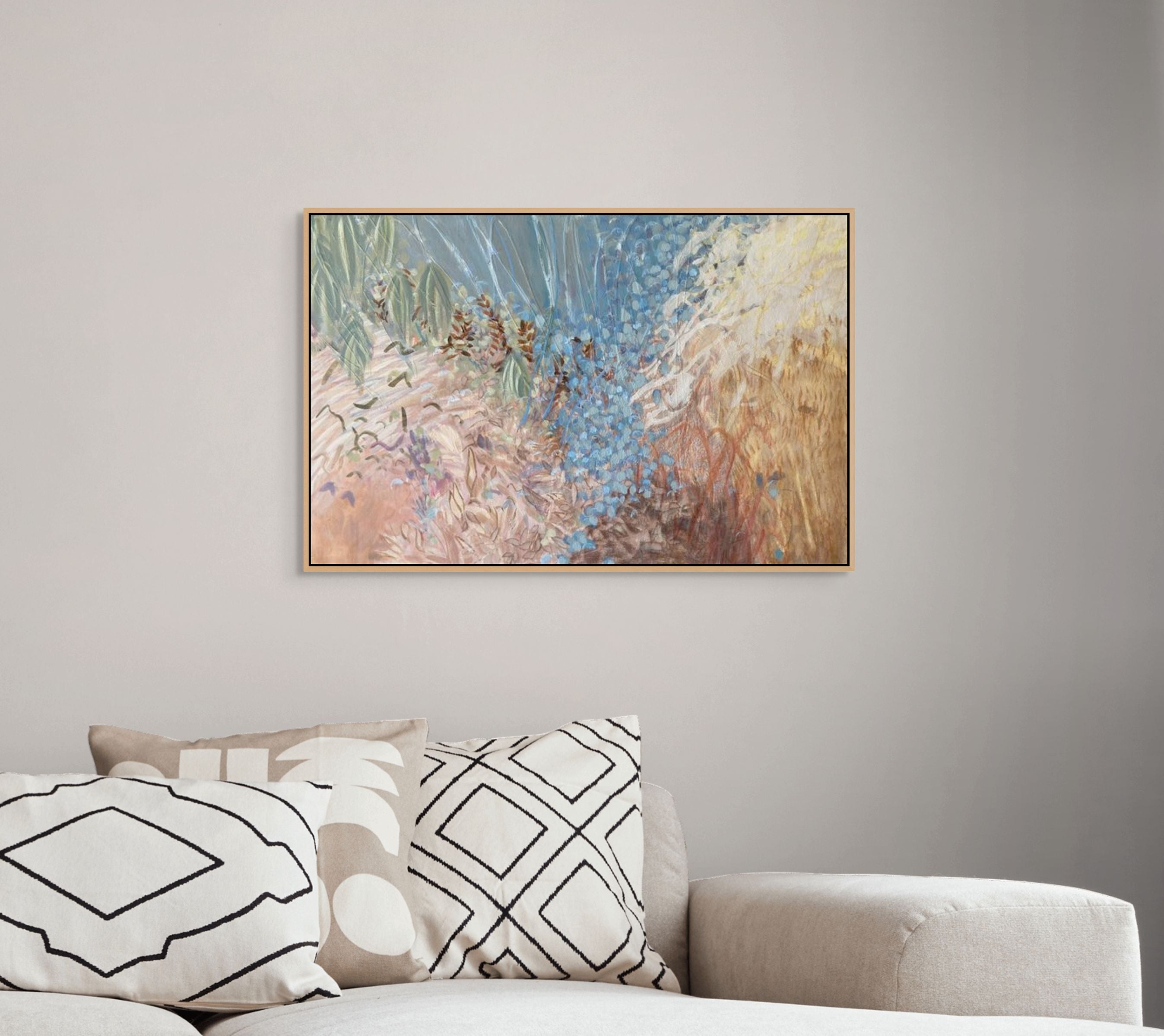 Abstract Art – Original Australian Art by Tara Lewis - Twilight in the Ranges
