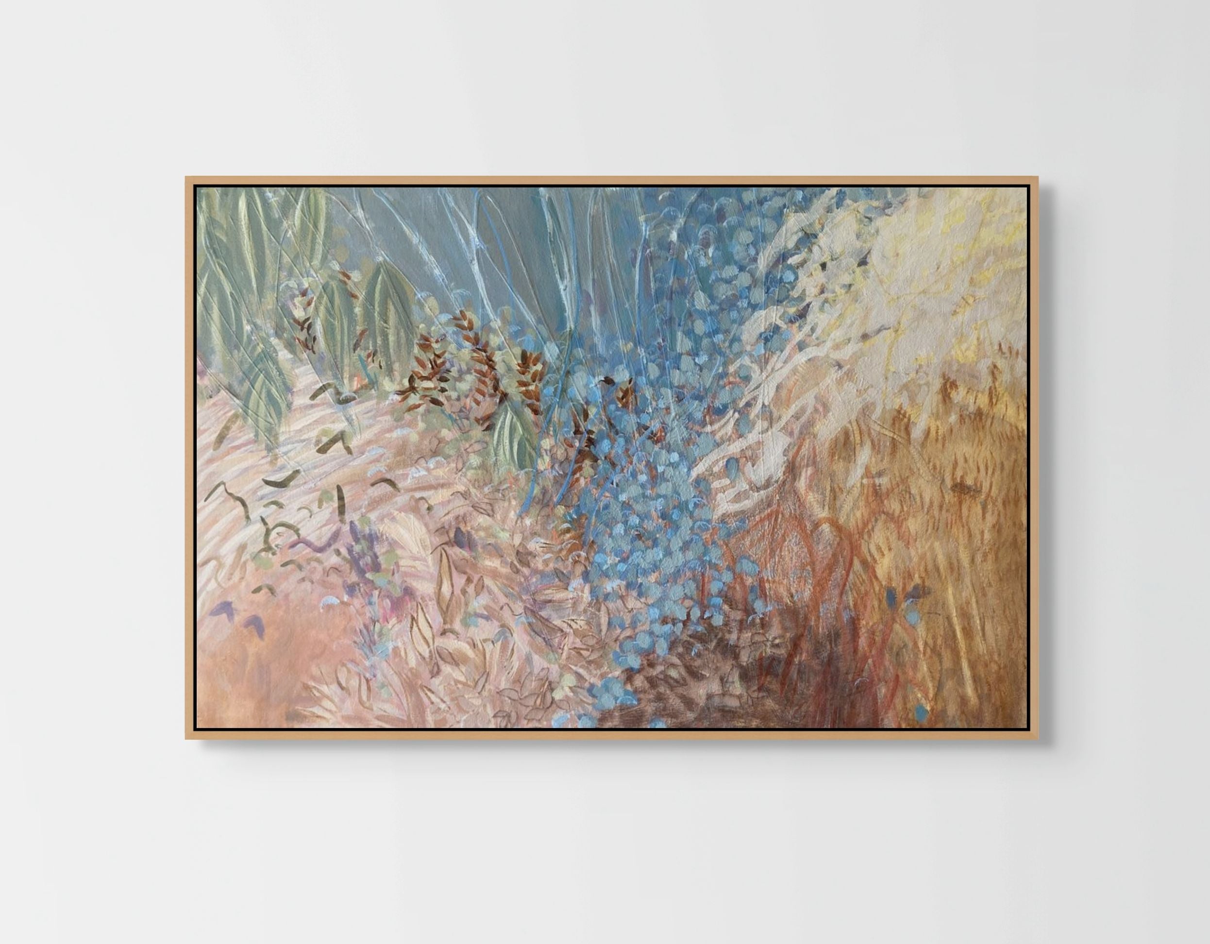 Abstract Art – Original Australian Art by Tara Lewis - Twilight in the Ranges