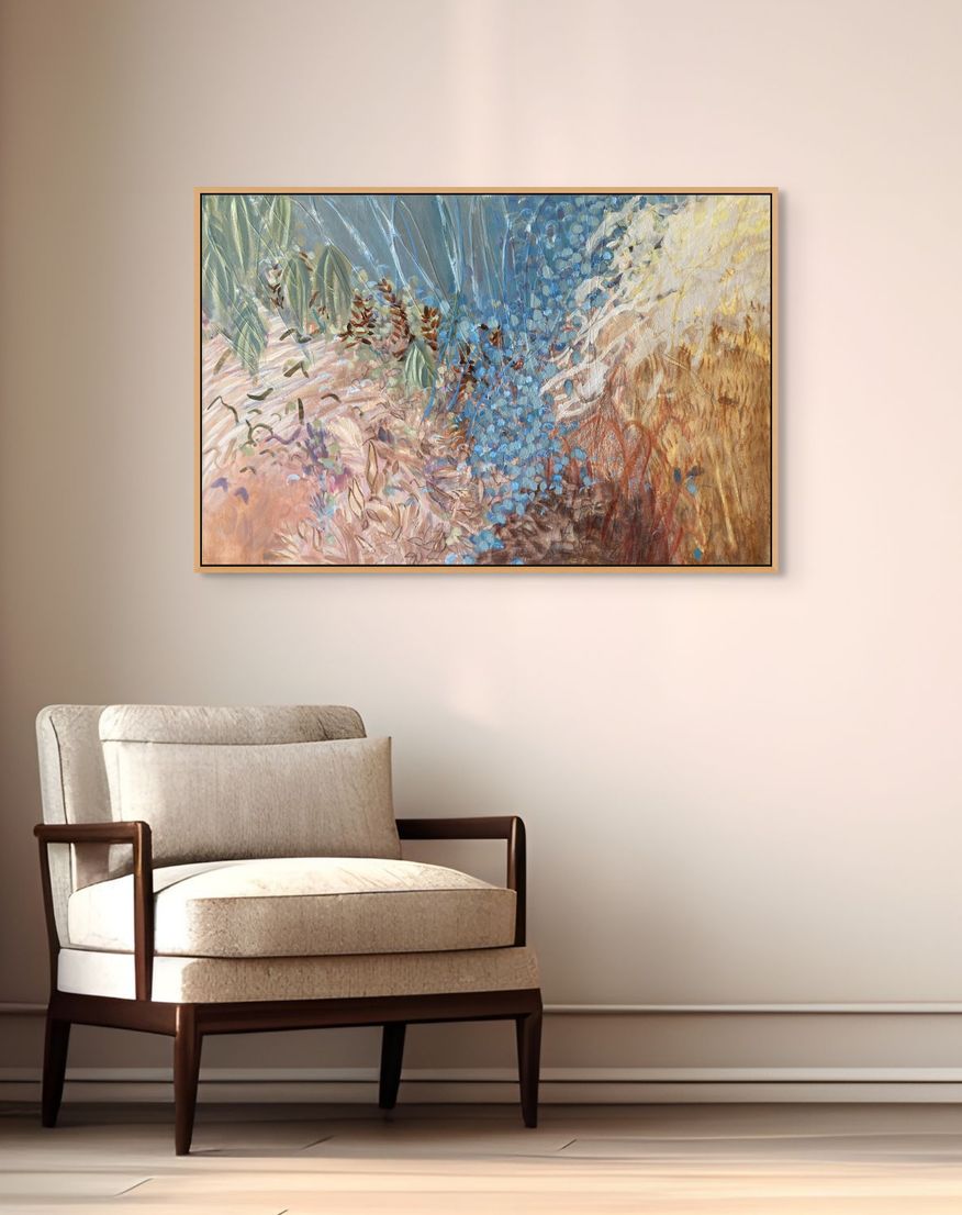 Abstract Art – Original Australian Art by Tara Lewis - Twilight in the Ranges